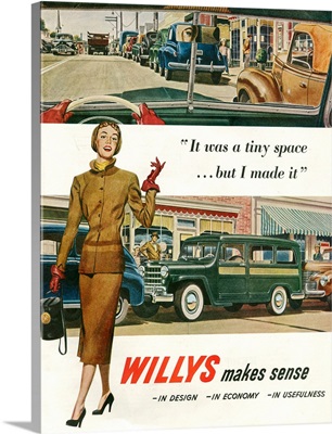 1940's USA Willys Magazine Advert