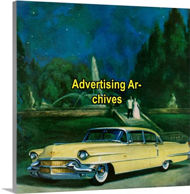 1950's USA Cadillac Magazine Advert (detail)