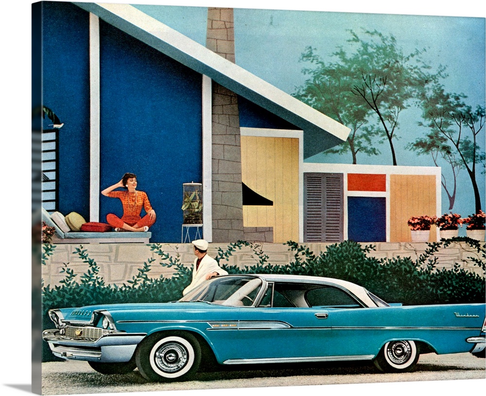 1950s USA Chrysler Magazine Advert (detail)