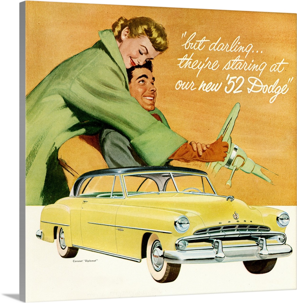 1950s USA Dodge Magazine Advert (detail)