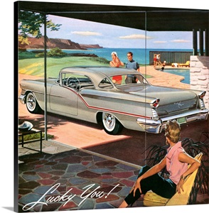 1950's USA Oldsmobile Magazine Advert (detail) image thumbnail