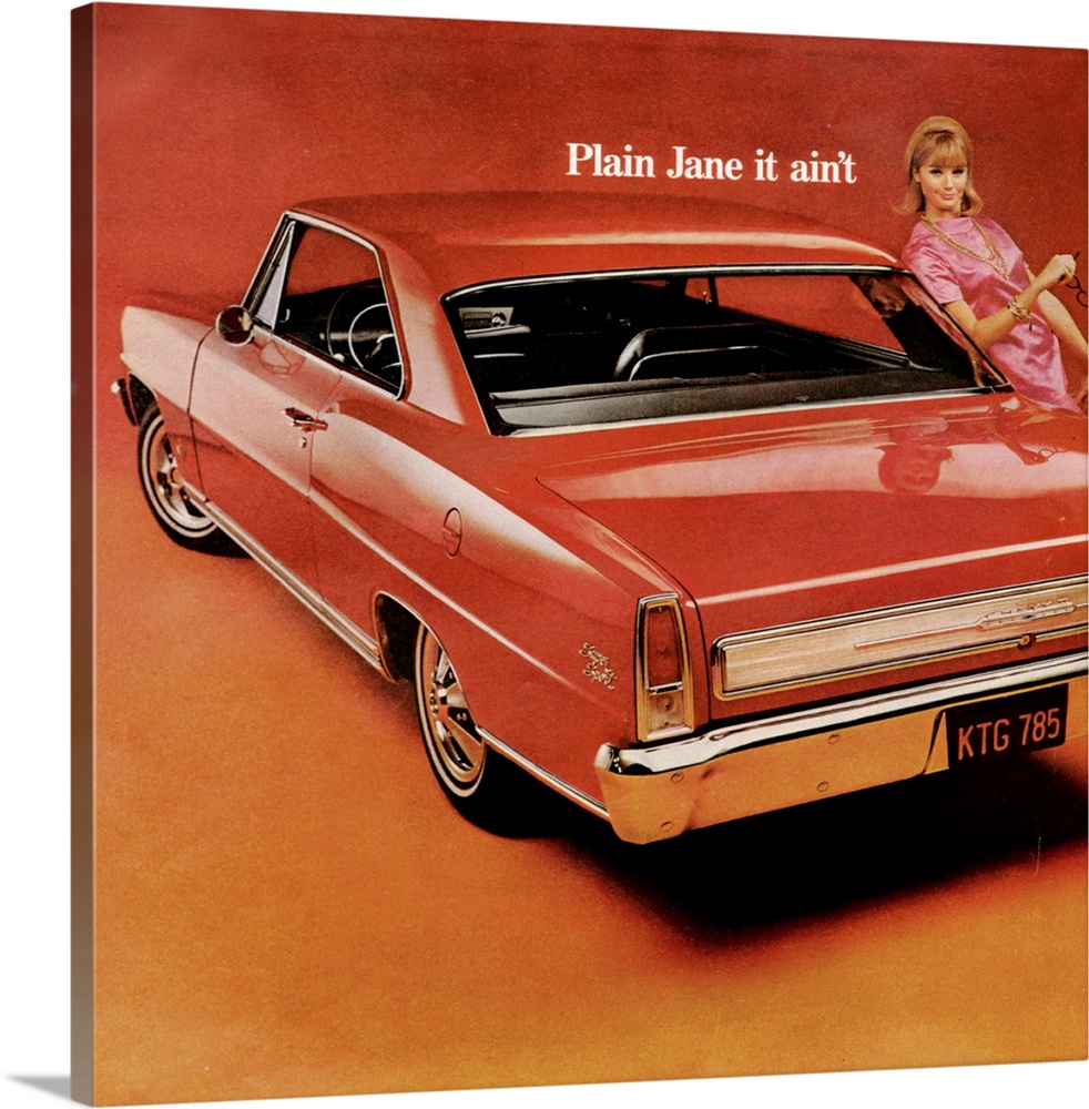 1960s USA Chevrolet Magazine Advert (detail)