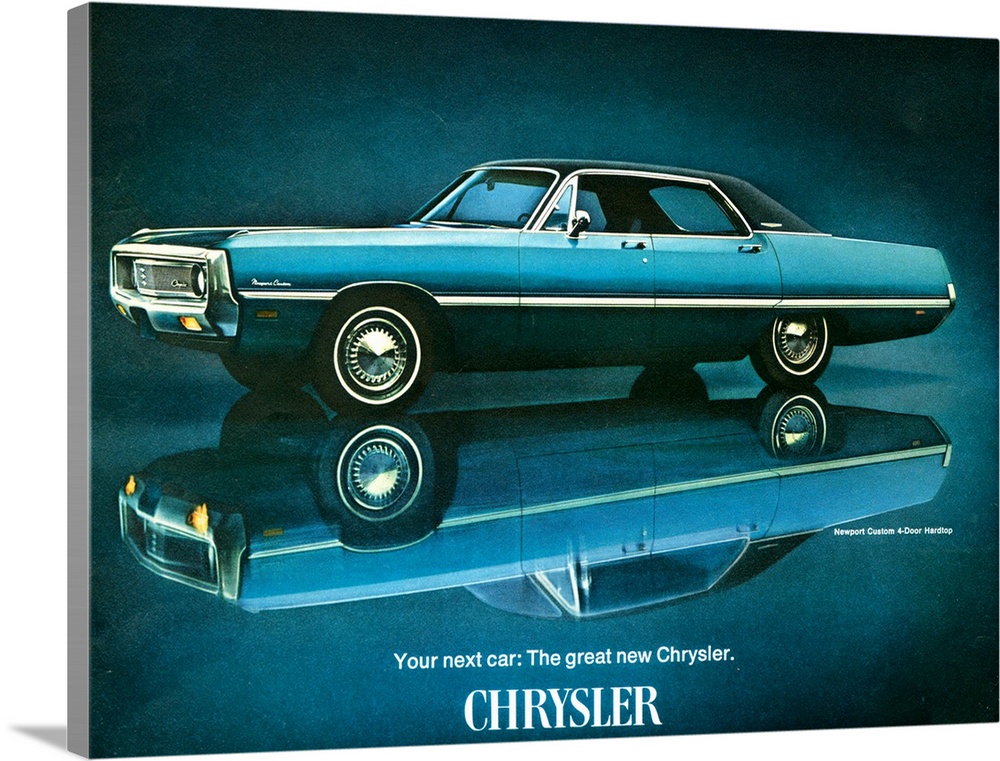 1960s USA Chrysler Magazine Advert (detail)