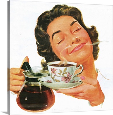 1960's USA Coffee Magazine Advert (detail)