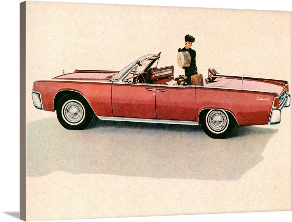 1960s USA Lincoln Magazine Advert (detail)
