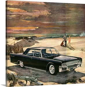 1960's USA Lincoln Magazine Advert (detail) image thumbnail