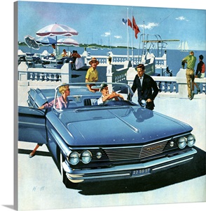 1960's USA Pontiac Magazine Advert (detail) image thumbnail
