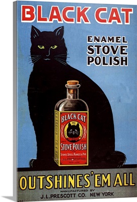 Black Cat Stove Polish