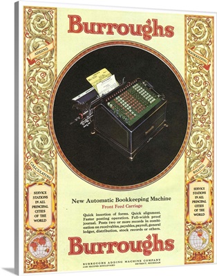Burroughs New Automatic Bookkeeping Machine