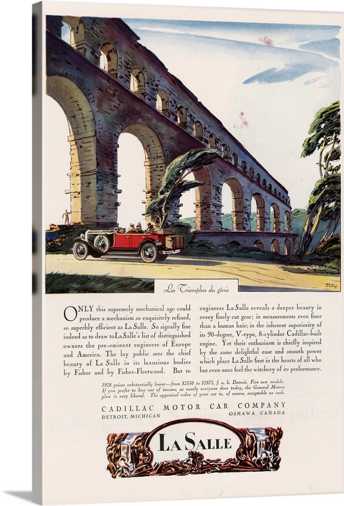 Cadillac La Salle.1928.1920s.USA.cc cars bridges viaducts ...