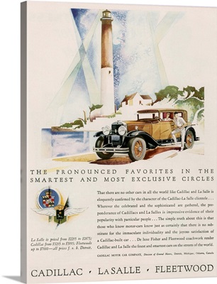 Cadillac - La Salle - Fleetwood Automobile Advertisement