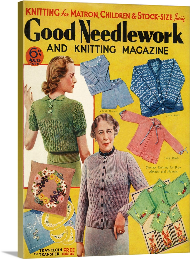 1930s UK Good Needlework and Knitting  Magazine Cover