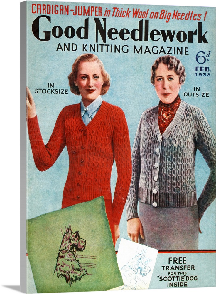 1930s UK Good Needlework and Knitting  Magazine Cover