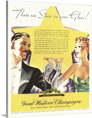 Great Western Champagne Advertisement