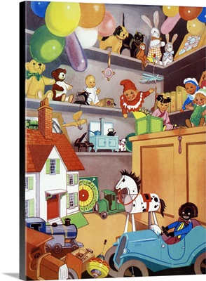 Illustration Of Toy Shop