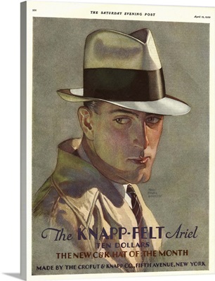 Knapp-Felt Hat Advertisement