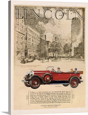 Lincoln Automobile Advertisement