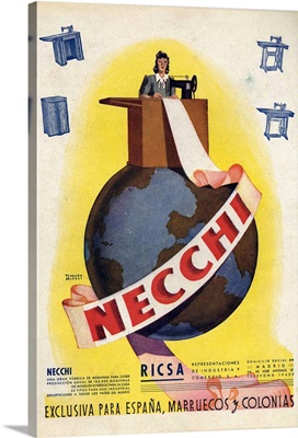 Necchi Sewing Machine Advertisement