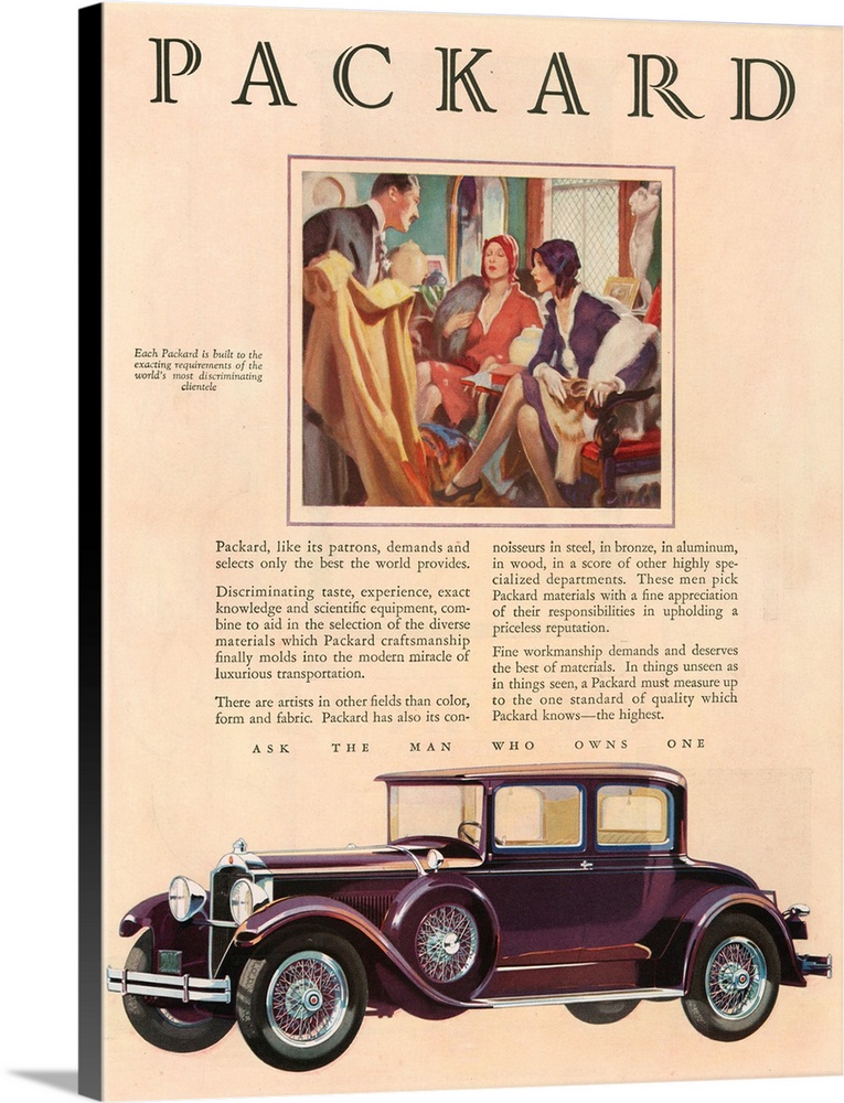 Packard Automobile Advertisement