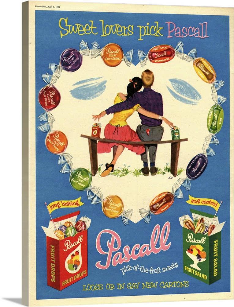 1950s UK Pascall Magazine Advert