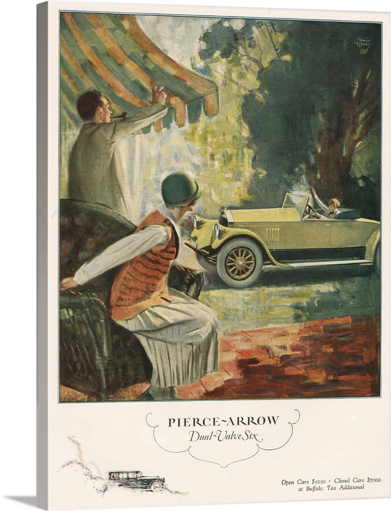 Pierce Arrow.1925.1920s.USA.cc cars waving...