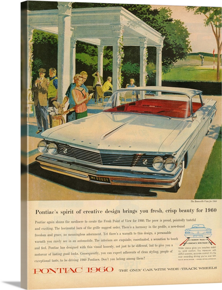 1960s USA Pontiac Magazine Advert
