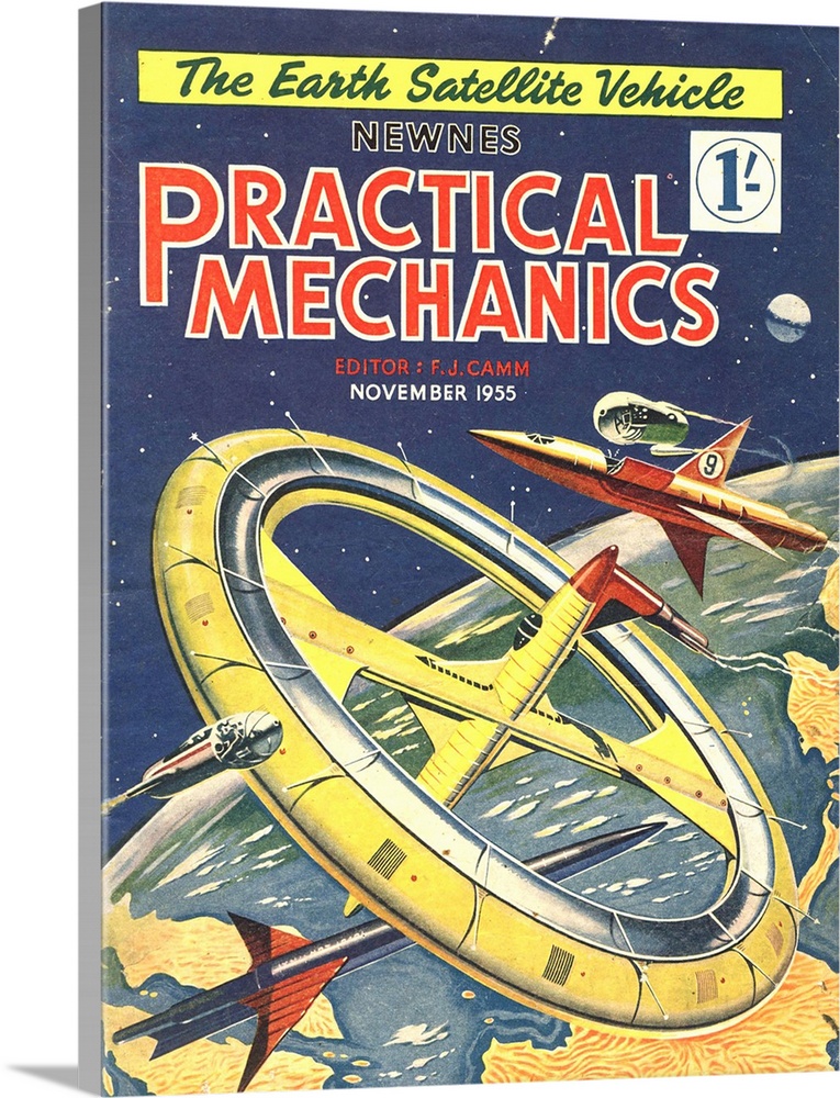 Practical Mechanics.1950s.UK.visions of the future futuristic magazines...