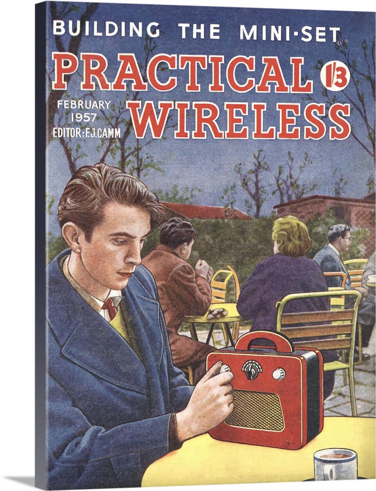 Practical Wireless.1950s.UK.radios diy magazines do it yourself...