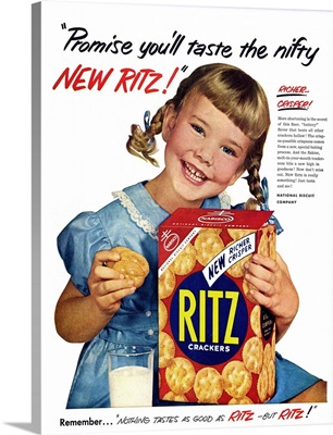 Ritz Crackers Advertisement