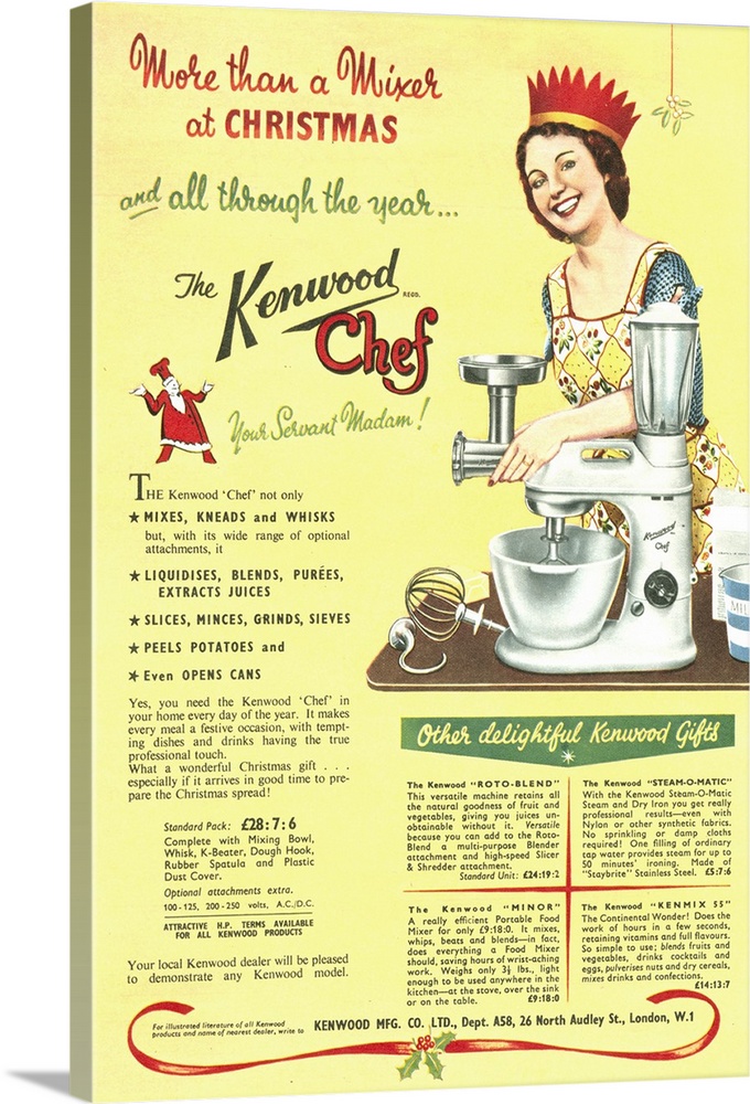 The Kenwood Chef, Kitchen Appliance