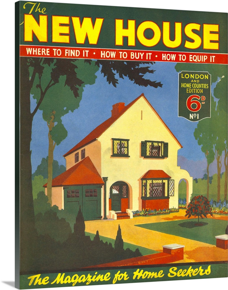 New House.1935.1930s.UK.moving house property...