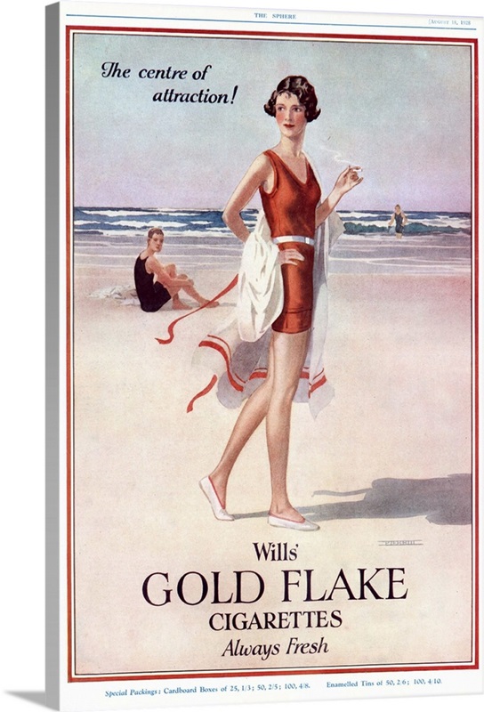 wills gold flake cigarettes Will's Gold Flake Cigarettes | Large Canvas, Walnut Floating Frame Wall Art Print
