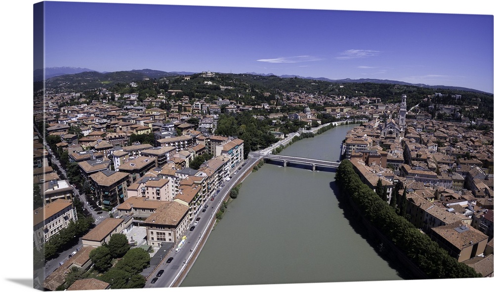 Aerial image of Verona, Italy