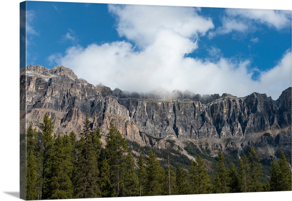Castle Escarpments mountains in Canada