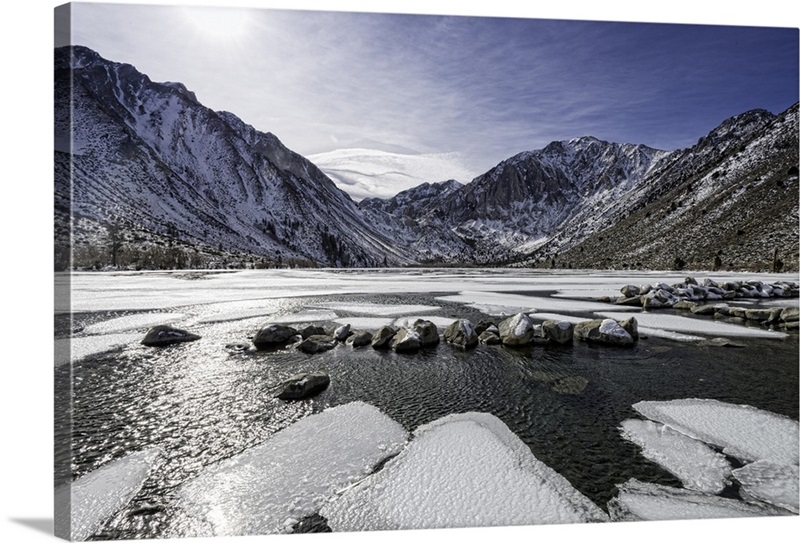 Freezing Convict Lake, Mammoth Lakes | Great Big Canvas