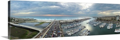Oceanside Harbor Aerial Panoramic