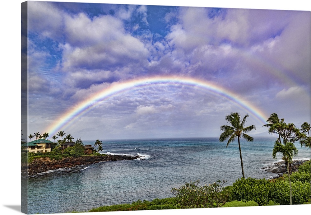 Honokeana Cove rainbow, Maui, Hawaii
