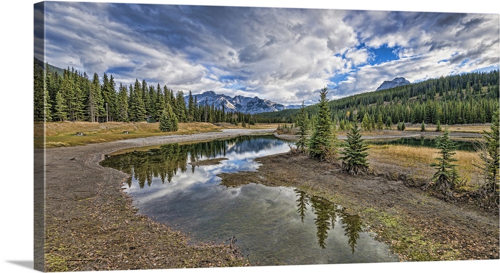 Reflections at Cascade Ponds, Banff National Park, Canada