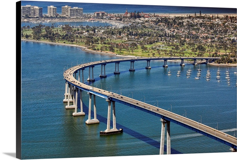 San Diego's Coronado Bay Bridge Great Big Canvas