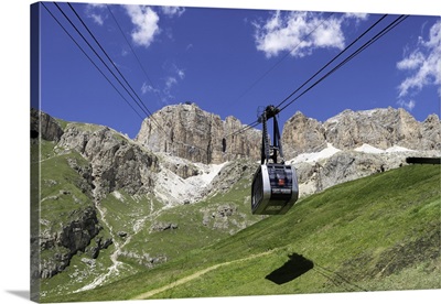 Tram in the Dolomites