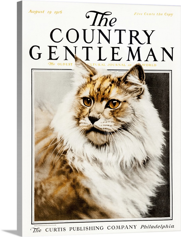 Cover of Country Gentleman agricultural magazine from the early 20th century.