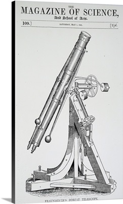 A Refracting Telescope Built By Joseph Von Fraunhofer, A German Physicist, 19th C.