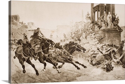 A Roman Chariot Race