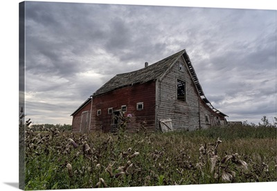 Abandoned Barn In Rural Saskatchewan, Prince Albert, Saskatchewan, Canada
