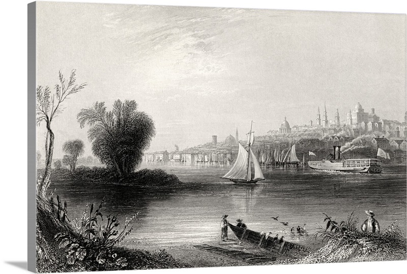 Albany, New York, Usa In The 19th Century 