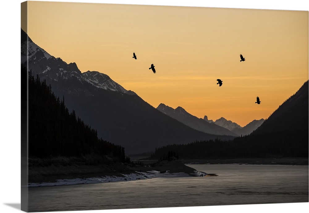 Alberta Mountains And Lakes; Alberta, Canada