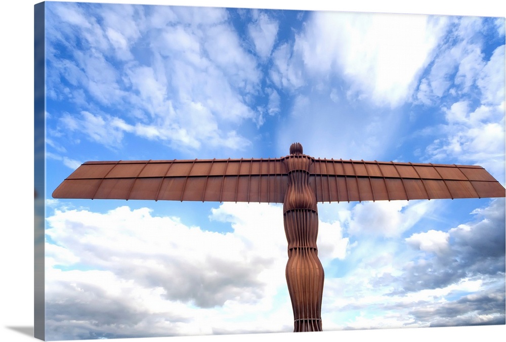 Angel Of The North Sculpture. Gateshead, Tyne And Wear, England.