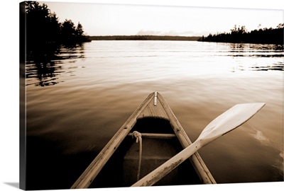 Boat On The Water, Lake Of The Woods, Ontario, Canada