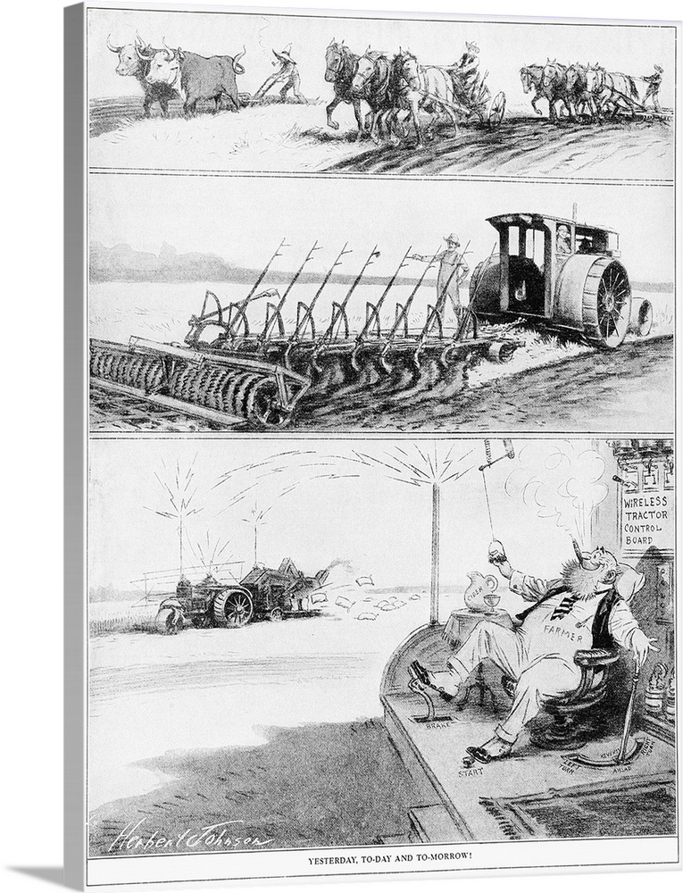 Comic strip in Country Gentleman agricultural magazine from the early 20th century