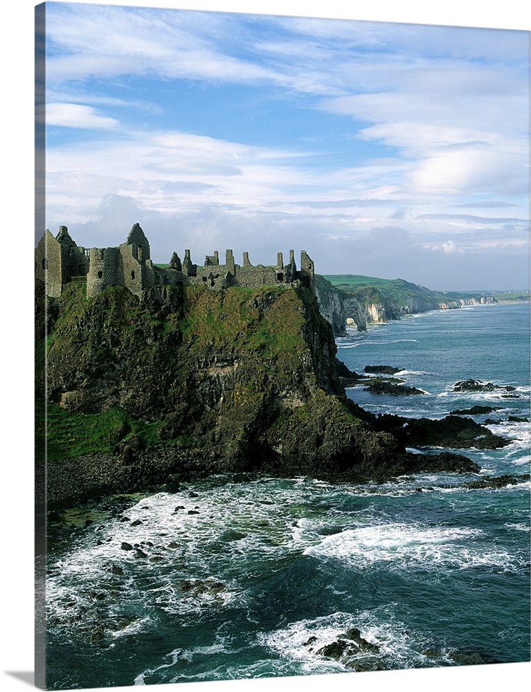 Castle At The Seaside, Dunluce Castle, County Antrim, Northern Ireland
